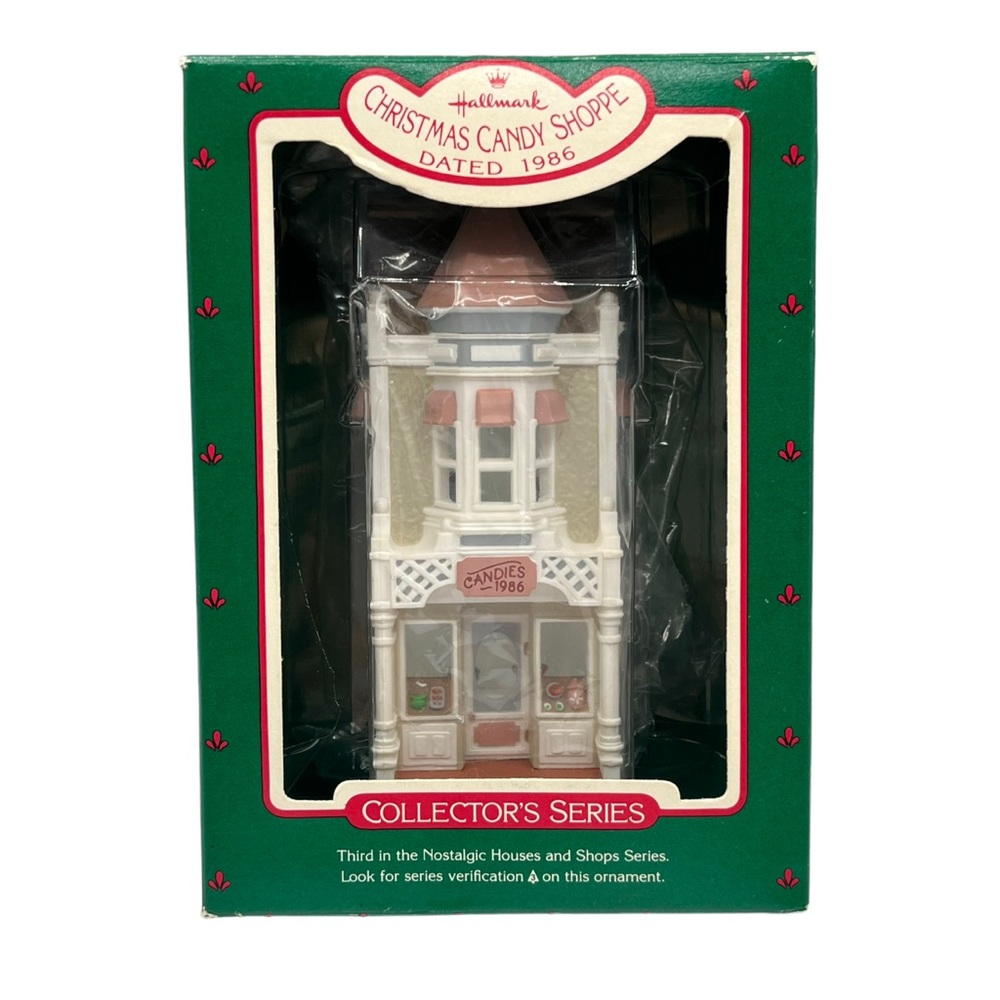 Hallmark 1986 Christmas Candy Shoppe Nostalgic Houses & Shops Series 3 Ornament